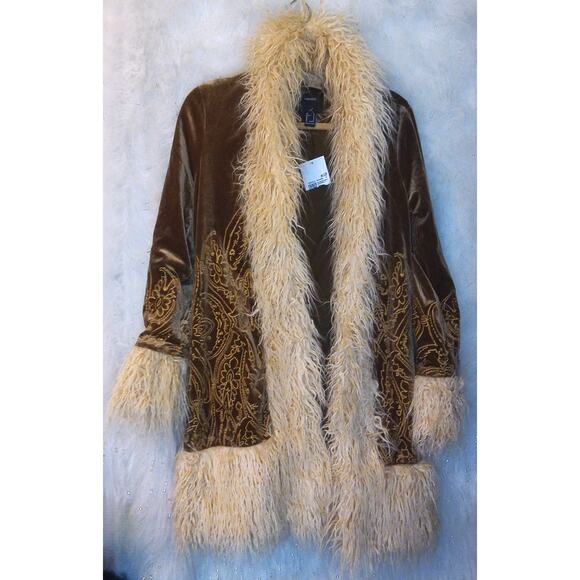 Forever 21 Penny Lane Version Of FP Still Water Moonglow Coat Size Small NEW - Picture 9 of 15